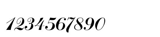 OdessaScript Regular Font, Number Fonts