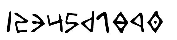 Odinson Light Font, Number Fonts