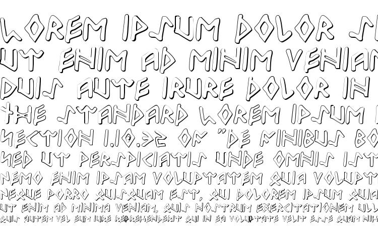 specimens Odinson Outline font, sample Odinson Outline font, an example of writing Odinson Outline font, review Odinson Outline font, preview Odinson Outline font, Odinson Outline font