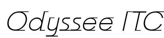 Odyssee ITC Light Italic font, free Odyssee ITC Light Italic font, preview Odyssee ITC Light Italic font
