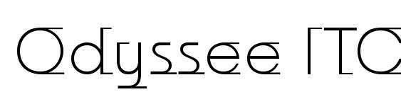 Odyssee ITC Light font, free Odyssee ITC Light font, preview Odyssee ITC Light font