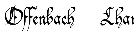 Offenbach Chancery font, free Offenbach Chancery font, preview Offenbach Chancery font