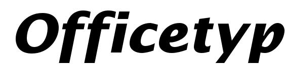 шрифт Officetypesansc bolditalic, бесплатный шрифт Officetypesansc bolditalic, предварительный просмотр шрифта Officetypesansc bolditalic