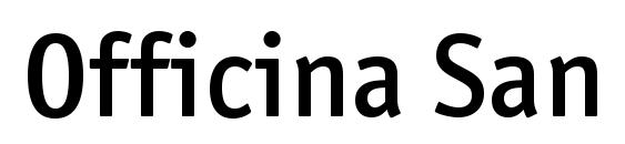 Officina San ITC Medium Font