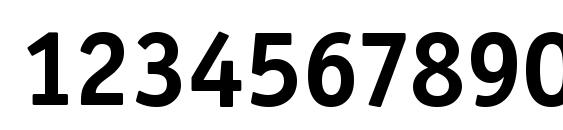 Officina Sans ITC Bold Font, Number Fonts