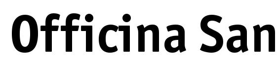 Officina Sans ITC Bold Font