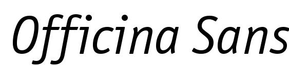 Officina Sans OS ITC TT BookIta font, free Officina Sans OS ITC TT BookIta font, preview Officina Sans OS ITC TT BookIta font