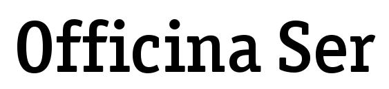Officina Ser ITC Medium Font