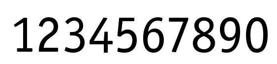 Officina Serif ITC Book Font, Number Fonts