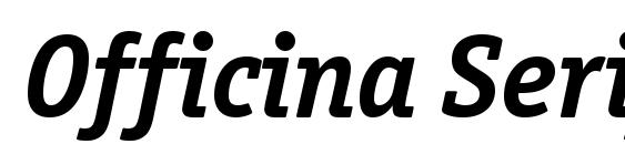 Officina Serif ITC TT BoldIta font, free Officina Serif ITC TT BoldIta font, preview Officina Serif ITC TT BoldIta font