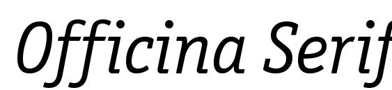 Officina Serif ITC TT Bold Font Download Free / LegionFonts