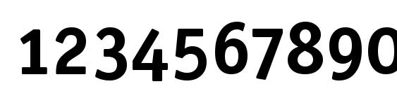 Officina Serif OS ITC TT Bold Font, Number Fonts