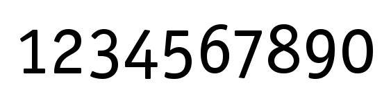 Officina Serif OS ITC TT Book Font, Number Fonts