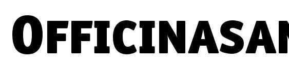 шрифт Officinasansblackscc, бесплатный шрифт Officinasansblackscc, предварительный просмотр шрифта Officinasansblackscc