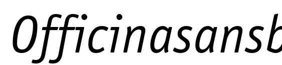 Officinasansbookosc italic font, free Officinasansbookosc italic font, preview Officinasansbookosc italic font