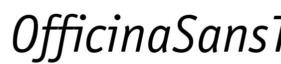 OfficinaSansTTT Italic font, free OfficinaSansTTT Italic font, preview OfficinaSansTTT Italic font