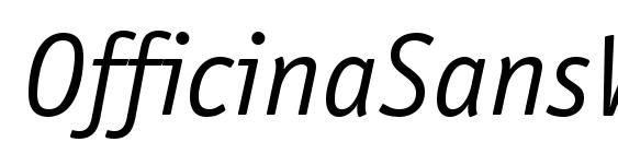 OfficinaSansWinCTT Italic Font