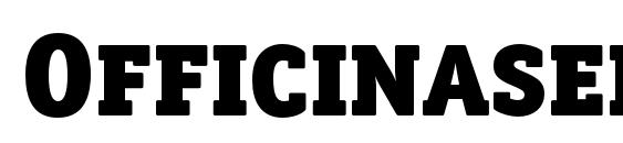 шрифт Officinaserifblackscc, бесплатный шрифт Officinaserifblackscc, предварительный просмотр шрифта Officinaserifblackscc