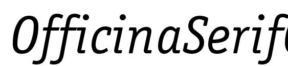 OfficinaSerifC BookItalic Font