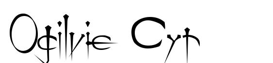 Ogilvie Cyr font, free Ogilvie Cyr font, preview Ogilvie Cyr font