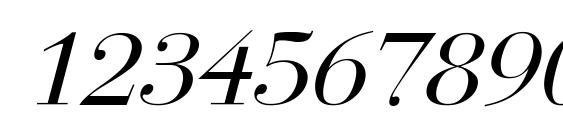 Ogilvy Italic Font, Number Fonts