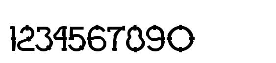 Ograda Normal Font, Number Fonts