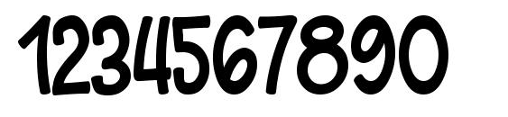 Oh Crud BB Font, Number Fonts