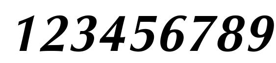 Oklahoma BoldOblique Font, Number Fonts