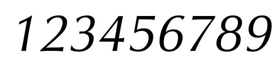 Oklahoma Oblique Font, Number Fonts