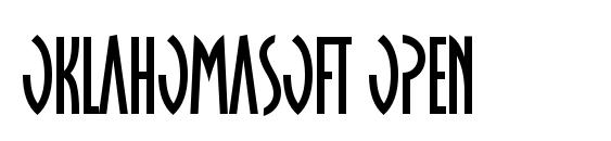 OklahomaSoft Open font, free OklahomaSoft Open font, preview OklahomaSoft Open font