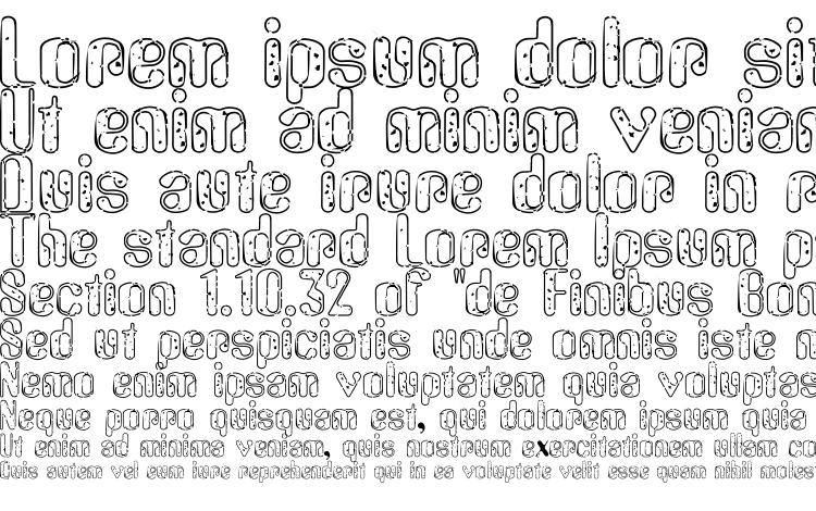 specimens Old & messy font, sample Old & messy font, an example of writing Old & messy font, review Old & messy font, preview Old & messy font, Old & messy font
