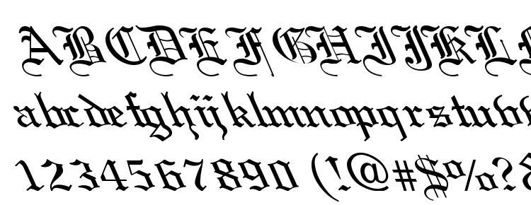 glyphs Old english lefty font, сharacters Old english lefty font, symbols Old english lefty font, character map Old english lefty font, preview Old english lefty font, abc Old english lefty font, Old english lefty font