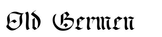 шрифт Old Germen, бесплатный шрифт Old Germen, предварительный просмотр шрифта Old Germen