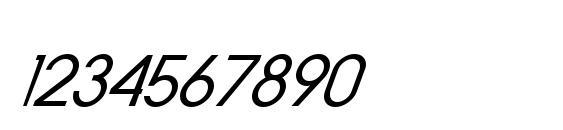 Old Republic Italic Font, Number Fonts