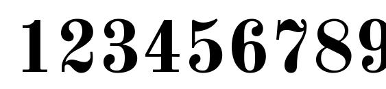 Old Standard TT Полужирный Font, Number Fonts