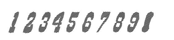 Old stripes Font, Number Fonts