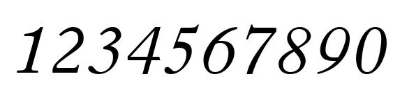 Old Style 7 LT Italic Font, Number Fonts