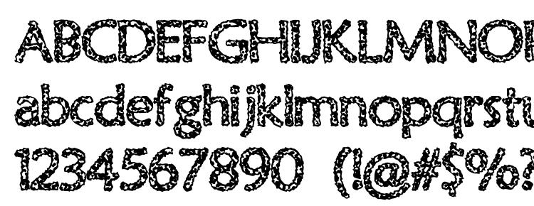 глифы шрифта Old Virus, символы шрифта Old Virus, символьная карта шрифта Old Virus, предварительный просмотр шрифта Old Virus, алфавит шрифта Old Virus, шрифт Old Virus