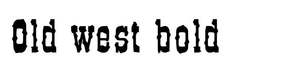 Old west bold Font