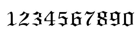 Old world Font, Number Fonts