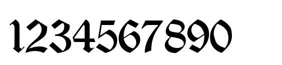 Oldchristmas regular Font, Number Fonts