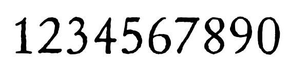OldClaudeLPStd Font, Number Fonts