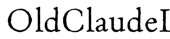 OldClaudeLPStd font, free OldClaudeLPStd font, preview OldClaudeLPStd font