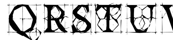 OldConstructedCaps Font, Number Fonts