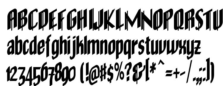 glyphs OldeChicago font, сharacters OldeChicago font, symbols OldeChicago font, character map OldeChicago font, preview OldeChicago font, abc OldeChicago font, OldeChicago font