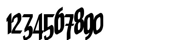 OldeChicago Font, Number Fonts
