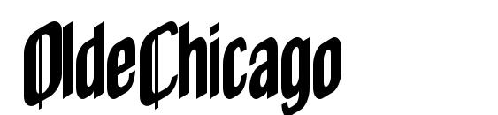 шрифт OldeChicago, бесплатный шрифт OldeChicago, предварительный просмотр шрифта OldeChicago