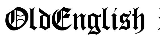 шрифт OldEnglish Regular, бесплатный шрифт OldEnglish Regular, предварительный просмотр шрифта OldEnglish Regular