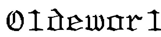 шрифт Oldeworld bold wd, бесплатный шрифт Oldeworld bold wd, предварительный просмотр шрифта Oldeworld bold wd