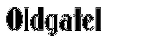 шрифт Oldgatel, бесплатный шрифт Oldgatel, предварительный просмотр шрифта Oldgatel